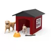 Animal Schleich FARM WORLD hondenhok met Golden Retriever