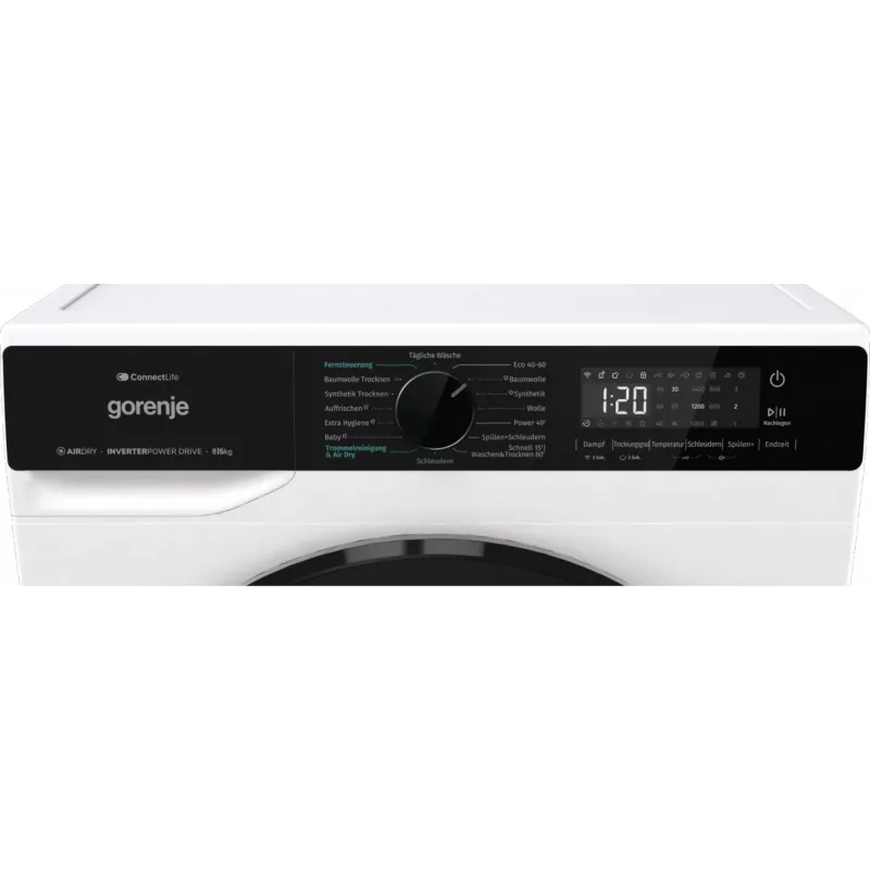 Gorenje WD2PA854ADW/DE was-droogcombinatie vrijstaand frontlader wit