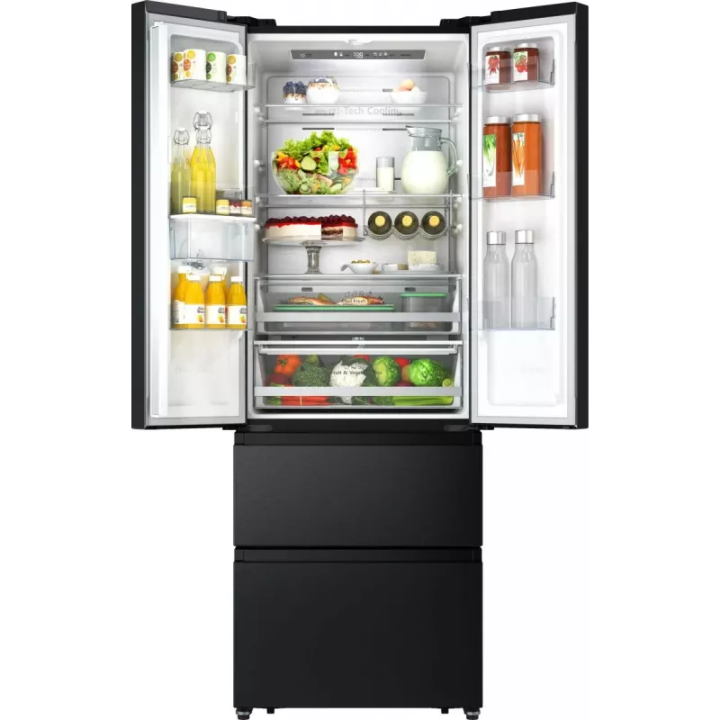 Hisense RF632N4WFE side-by-side-koelkast vrijstaand 485 L zwart