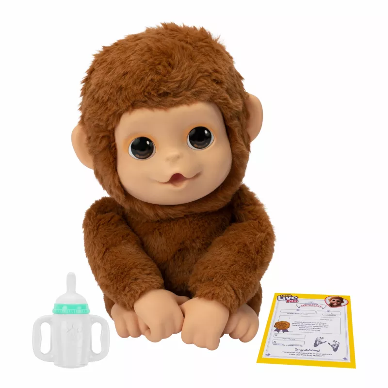 Moose Toys My Baby Monkey Mango, jongen/meisje, 4 jaar, lichteffecten, met geluid