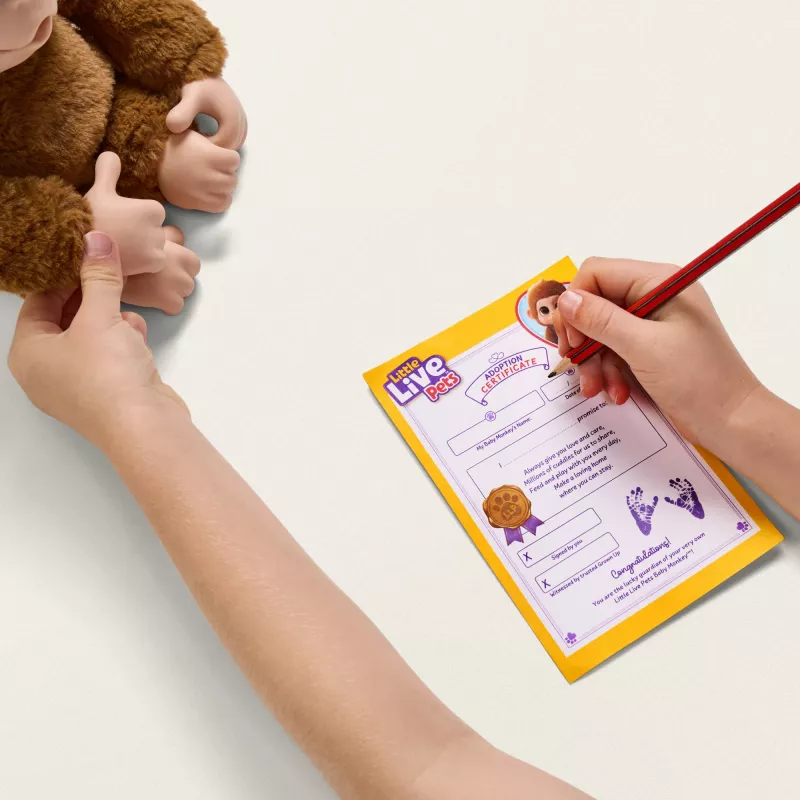Moose Toys My Baby Monkey Mango, jongen/meisje, 4 jaar, lichteffecten, met geluid
