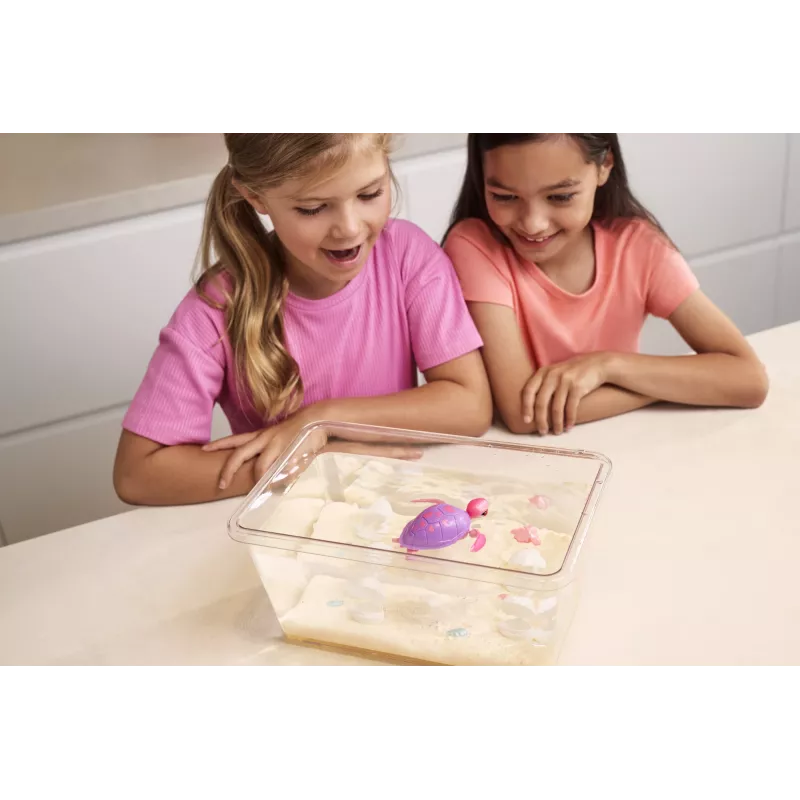 Zuru Pets Alive Mommy Turtle Surprise interactief speelgoed, meerkleurig, LR44-batterij
