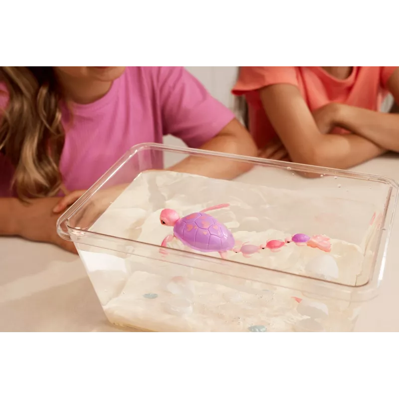 Zuru Pets Alive Mommy Turtle Surprise interactief speelgoed, meerkleurig, LR44-batterij