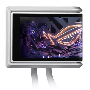All-in-one-vloeistofkoeler ASUS ROG RYUO IV 360 ARGB WHT – 360mm-radiator, 120mm-ventilator, wit