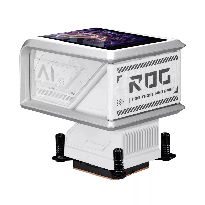 All-in-one-vloeistofkoeler ASUS ROG RYUO IV 360 ARGB WHT – 360mm-radiator, 120mm-ventilator, wit