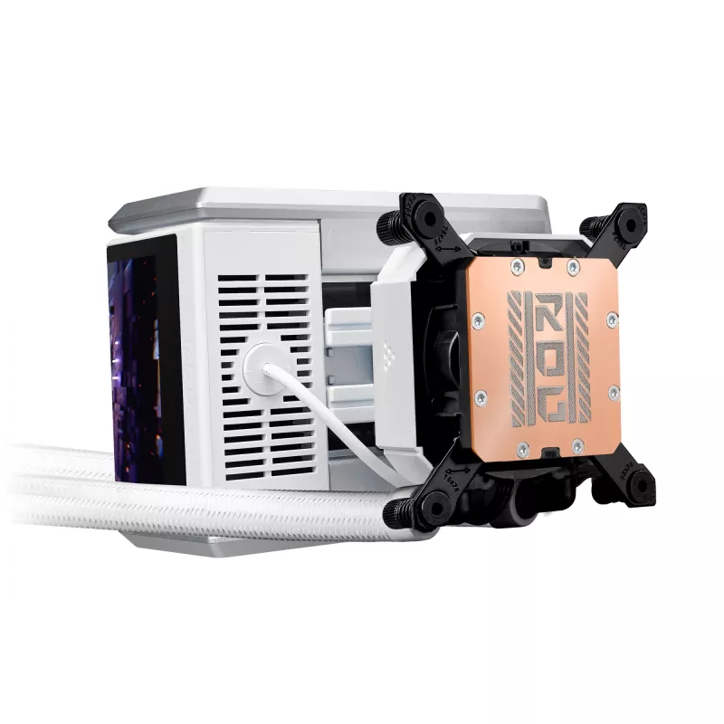 All-in-one-vloeistofkoeler ASUS ROG RYUO IV 360 ARGB WHT – 360mm-radiator, 120mm-ventilator, wit