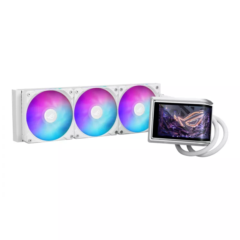 All-in-one-vloeistofkoeler ASUS ROG RYUO IV 360 ARGB WHT – 360mm-radiator, 120mm-ventilator, wit