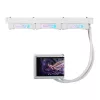 All-in-one-vloeistofkoeler ASUS ROG RYUO IV 360 ARGB WHT – 360mm-radiator, 120mm-ventilator, wit