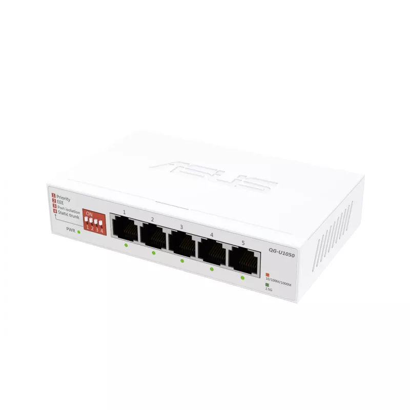 ASUS QG-U1050 unmanaged 2.5G Ethernet (100/1000/2500) wit