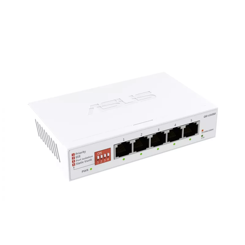 ASUS QG-U1050 unmanaged 2.5G Ethernet (100/1000/2500) wit