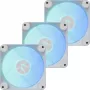 APNX FP1-R 120 mm behuizingsventilator 3-pack omgekeerde luchtstroom, wit