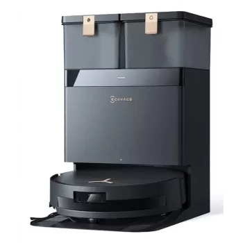 Robotstofzuiger Ecovacs Deebot T50 MAX PRO OMNI Gen2 — 18500 Pa zuigkracht, 180 min looptijd, zwart