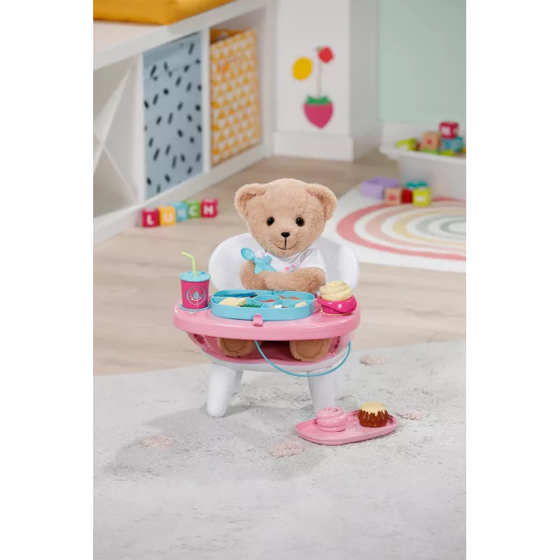 BABY born Lunchtime Table, poppentafel, 3 jaar, batterijen vereist, geluidseffecten, lichteffecten