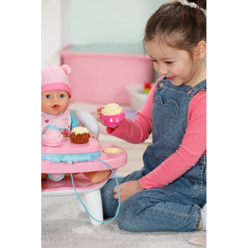 BABY born Lunchtime Table, poppentafel, 3 jaar, batterijen vereist, geluidseffecten, lichteffecten