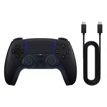 Gamepad Sony DualSense zwart — Bluetooth/USB, PS5 & PC, USB-C, ingebouwde Li‑Ion-batterij
