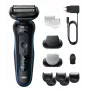 Scheerapparaat BRAUN Series 5 52-B1650S – 3-voudig mes, Li-Ion accu, nat & droog scheren, trimmer, blauw