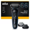 Scheerapparaat BRAUN Series 5 52-B1650S – 3-voudig mes, Li-Ion accu, nat & droog scheren, trimmer, blauw