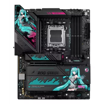 Moederbord ASUS ROG STRIX X870E-H GAMING MIKU WIFI7 ATX voor AM5-socket, DDR5-ondersteuning