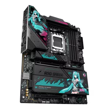 Moederbord ASUS ROG STRIX X870E-H GAMING MIKU WIFI7 ATX voor AM5-socket, DDR5-ondersteuning
