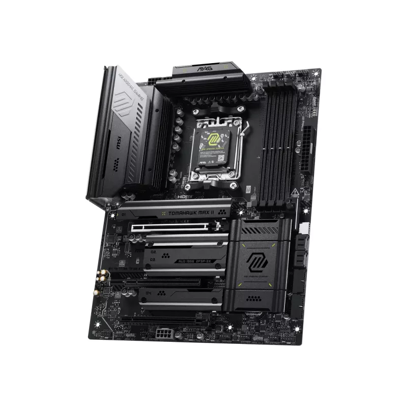 Moederbord MSI MAG B850 TOMAHAWK MAX WIFI II — AMD B850, socket AM5, ATX, DDR5, Wi‑Fi 7, 5GbE