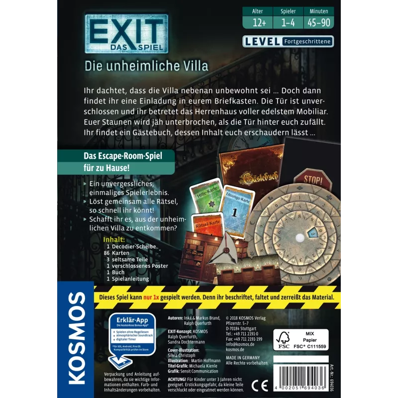 Kosmos 694036 bord-/kaartspel bordspel deductie