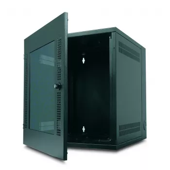 APC NetShelter 13U wandmontage-rackkast glazen deur dubbel uitgevoerd servertiefte