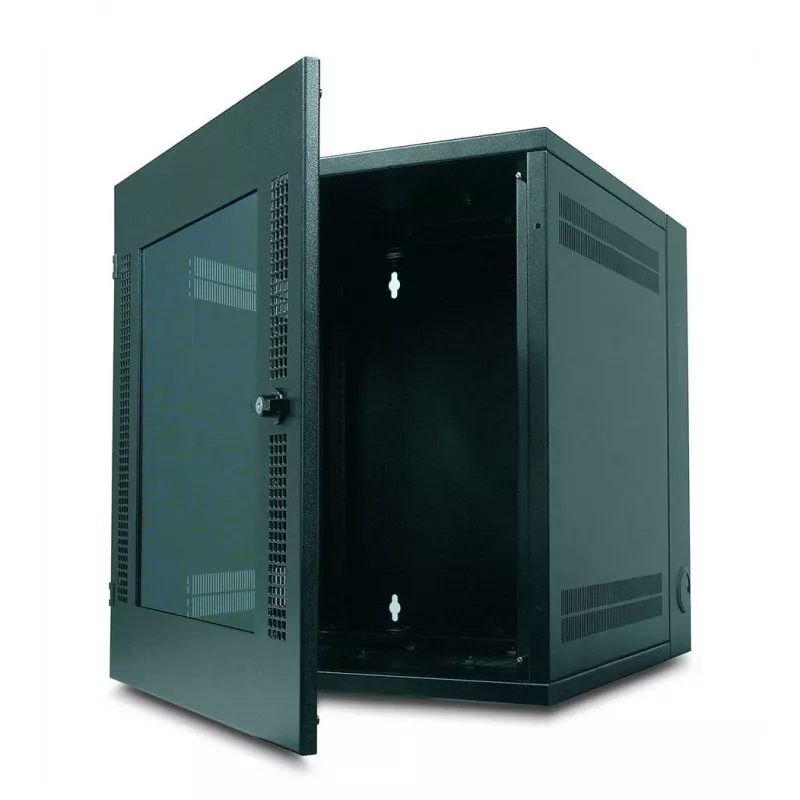 APC NetShelter 13U wandmontage-rackkast glazen deur dubbel uitgevoerd servertiefte