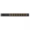 APC 17 inch rack-LCD-console met geïntegreerde analoge 16-poorts KVM-switch