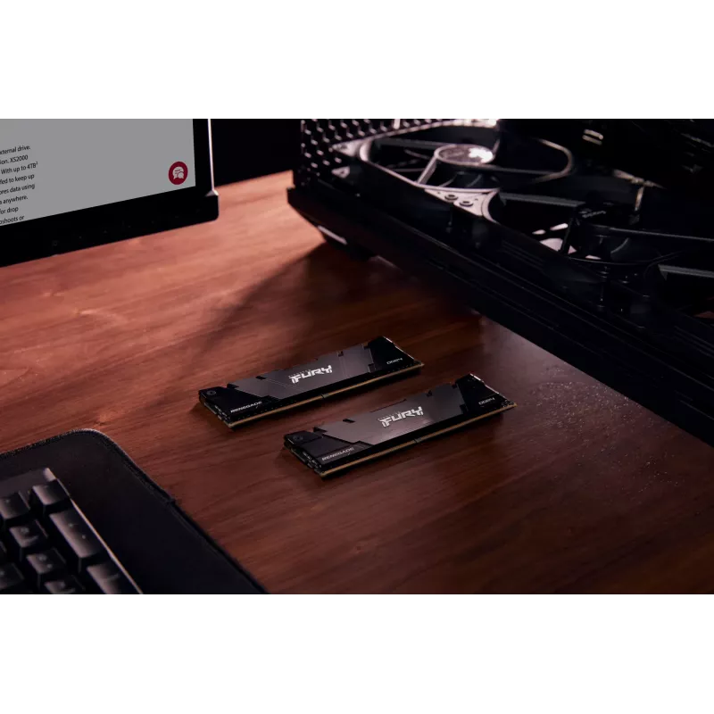Kingston Technology FURY 32GB 3600MT/s DDR4 CL18 DIMM Renegade zwart