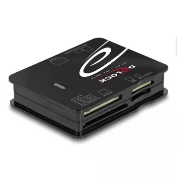 Kaartlezer DeLOCK 91007 USB 2.0 zwart CF MMC MS MicroSD xD