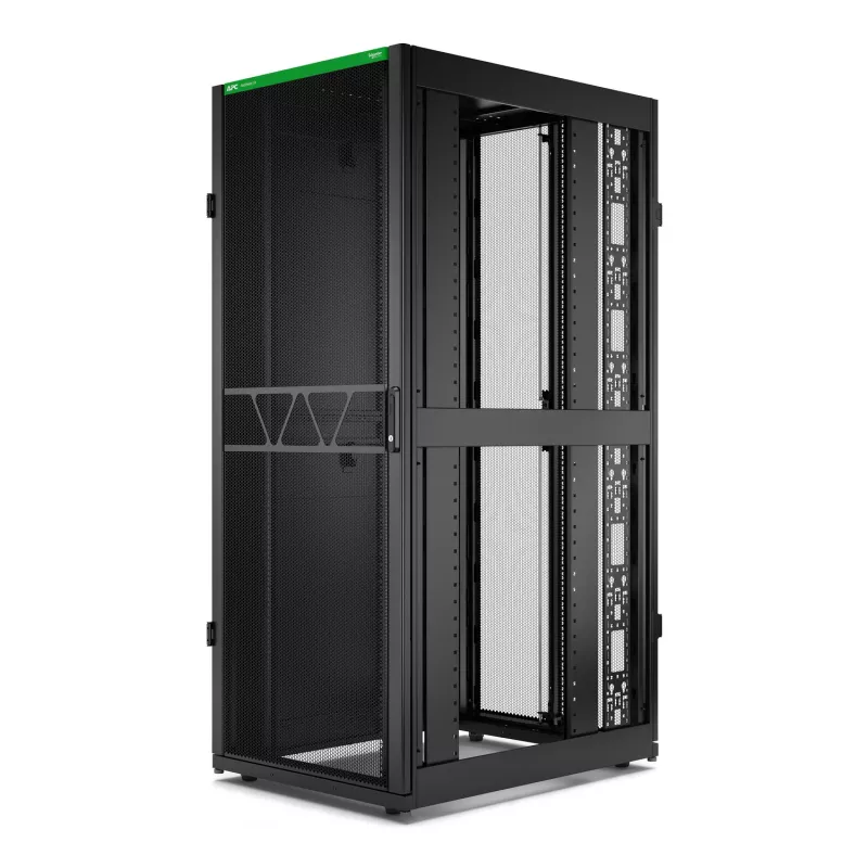 APC NetShelter SX Server Rack Gen 2, 42U, 1991H x 800W x 1070D mm, met zijwanden, zwart