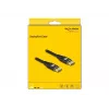 DeLOCK DisplayPort-kabel 8K 60 Hz 5 m zwart metaal