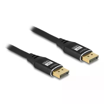 DeLOCK DisplayPort-kabel 8K 60 Hz 5 m zwart metaal