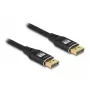 DeLOCK DisplayPort-kabel 8K 60 Hz 5 m zwart metaal