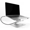 Laptop- en tabletstandaard DeLOCK 18457 zilver aluminium 360° draaibaar