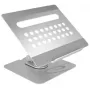 Laptop- en tabletstandaard DeLOCK 18457 zilver aluminium 360° draaibaar