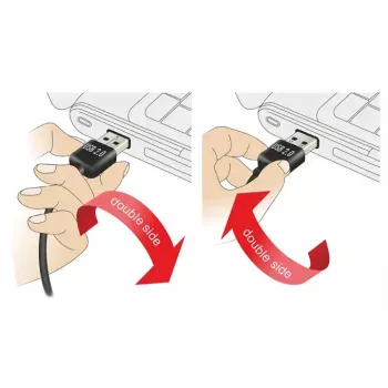 USB-kabel DeLOCK 1m USB 2.0 A - Mini-USB m/m