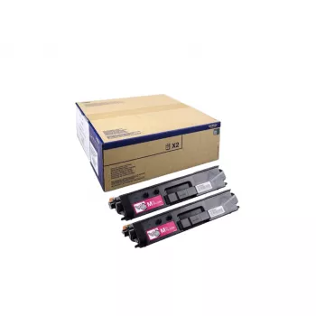 Tonercartridge Brother TN-329MTWIN magenta 2 stuks, laser, bereik 12000 pagina's