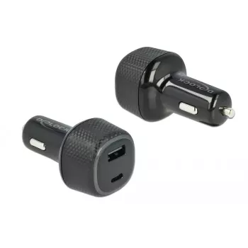 Autolader DeLOCK 64108 USB Type-C PD 3.0 en USB Type-A 63 W