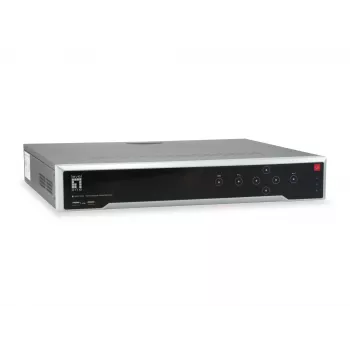LevelOne GEMINI 16-kanaals netwerk-videorecorder, H.265, 16 kanalen, 3840 x 2160 pixels, 128 gebruikers, H.264, H.264+, H.265, MPEG4, embedded LINUX, 256 Mbit/s
