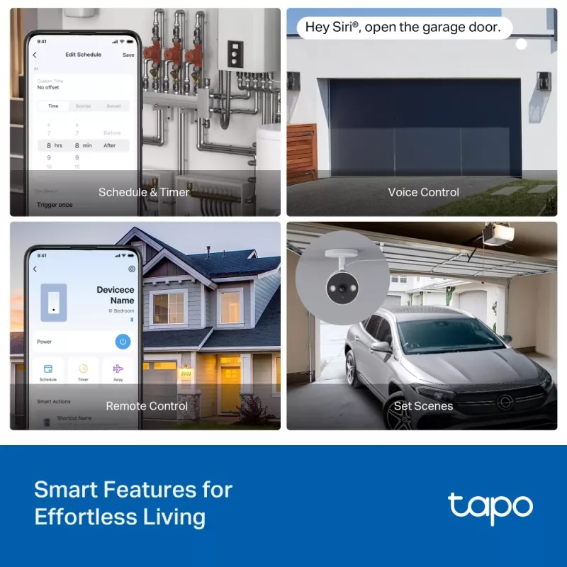 TP-Link TAPO S110E(UN) smart-home-actor schakelactor 7 kanalen