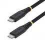 StarTech.com 15cm (6 inch) USB-C-oplaadkabel, 60W (3A) PD, tweelaagse gevlochten nylon/TPE-mantel, robuuste USB-C-oplaadkabel, USB 2.0 laptop-oplaadkabel