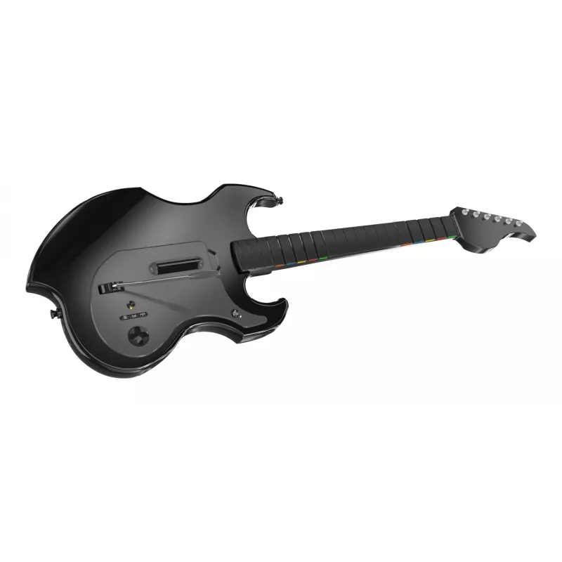 Gitaar PDP Riffmaster zwart grijs draadloos pc PS4 PS5 36h batterij