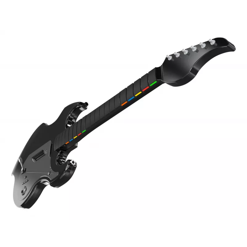 Gitaar PDP Riffmaster zwart grijs draadloos pc PS4 PS5 36h batterij