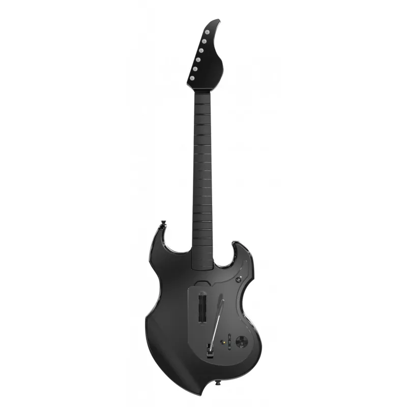 Gitaar PDP Riffmaster zwart grijs draadloos pc PS4 PS5 36h batterij