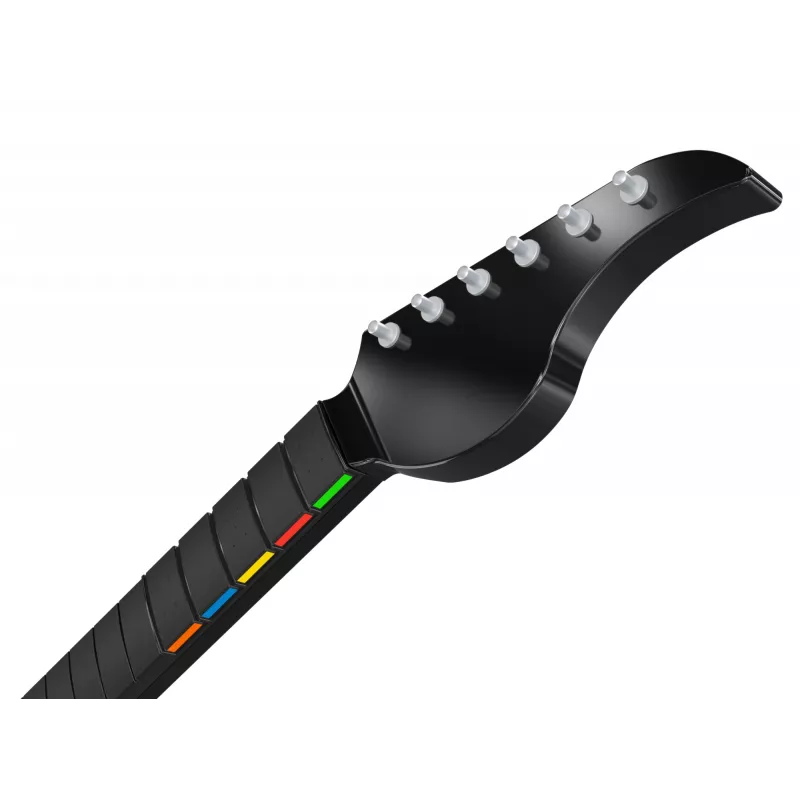 Gitaar PDP Riffmaster zwart grijs draadloos pc PS4 PS5 36h batterij