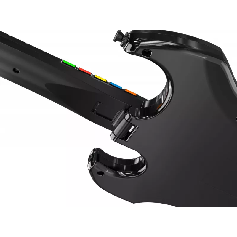 Gitaar PDP Riffmaster zwart grijs draadloos pc PS4 PS5 36h batterij
