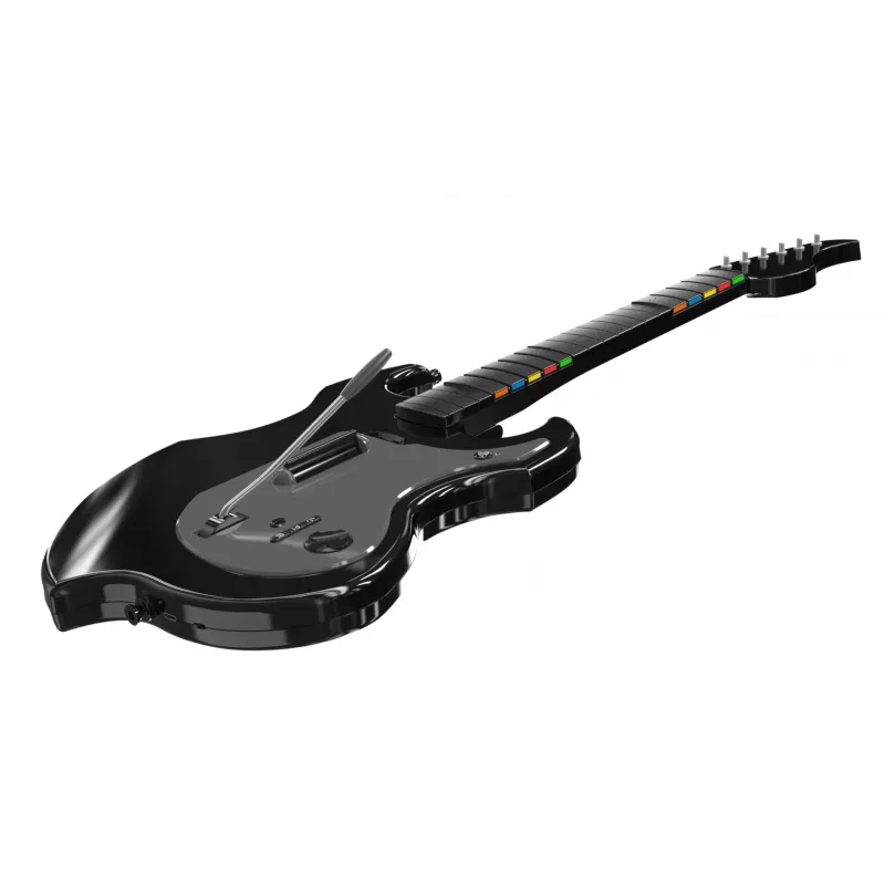 Gitaar PDP Riffmaster zwart grijs draadloos pc PS4 PS5 36h batterij