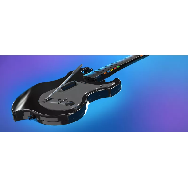 Gitaar PDP Riffmaster zwart grijs draadloos pc PS4 PS5 36h batterij