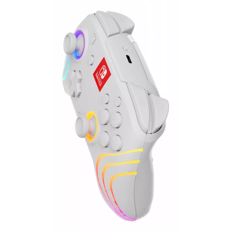 PDP Afterglow Wave wit gamepad analoog / digitaal Nintendo Switch, Nintendo Switch OLED